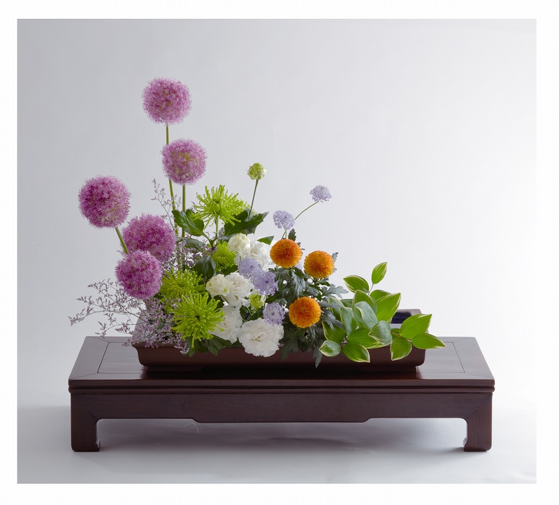 花もあ 22年小原流いけばなカレンダー 英語版