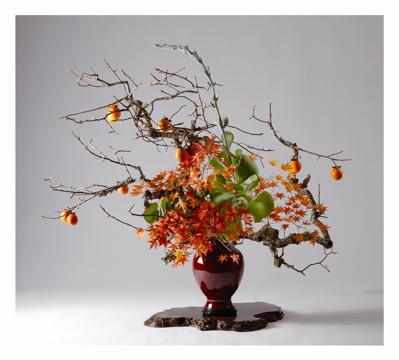 花もあ 22年小原流いけばなカレンダー 英語版